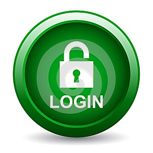 Login icon button