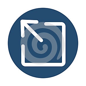 Login Line Style vector icon which can easily modify or edit photo
