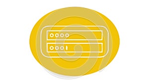 Login Password Field, User Interface Icon, Access Security, vector design Generative AI