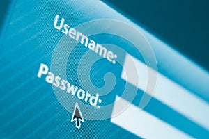 Login or sign in form photo