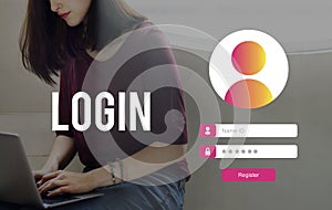 LogIn User Password Privacy Concept