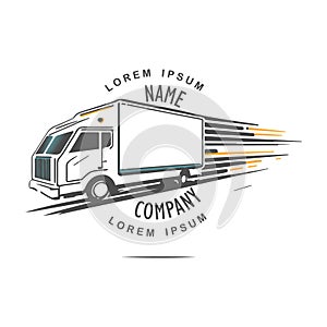 Logistic company logo