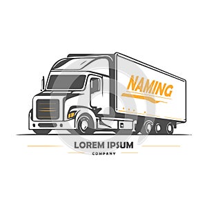 Logistic company logo