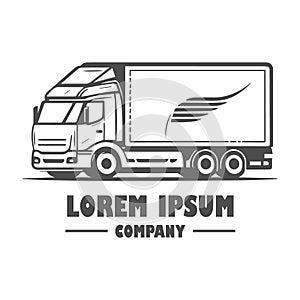 Logistic company logo