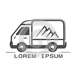 Logistic company logo