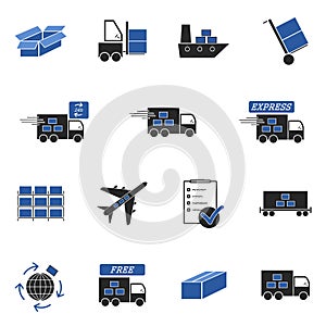 Logistic icons