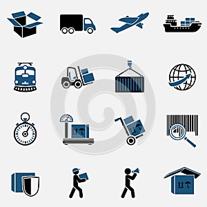 Logistic Icons Set