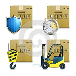 Logistic Icons Set