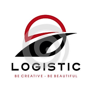 Logistic Logo. Transportation Logo Vector