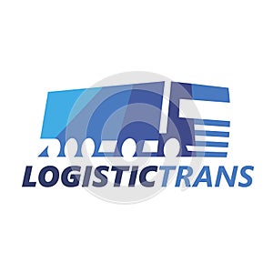 Logistic Truck Logotype. eps10