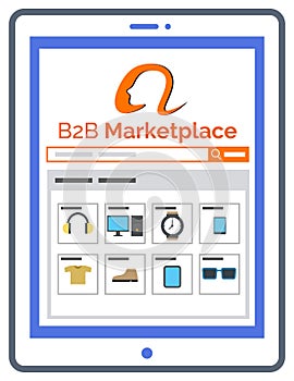 Logistic Worldwide, B2b Marketplace, Web Vector