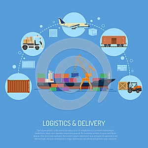 Logistics and delivery concept photo