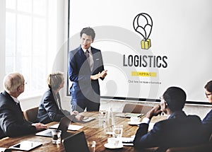 Logistics Delivery Freight Shipping Storage Service Concept