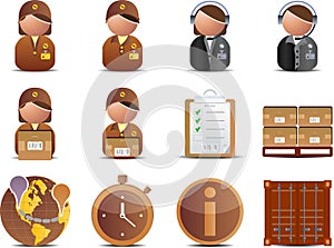 Logistics and Delivery icons