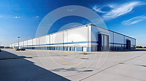 logistics freight warehouse building