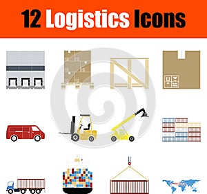 Logistics Icon Set