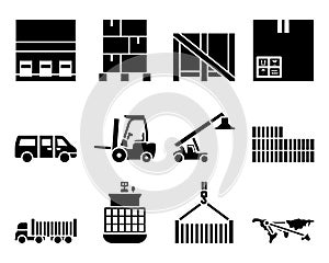 Logistics Icon Set