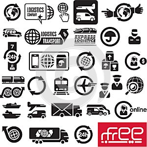 Logistics icons