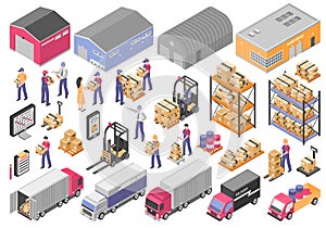 Logistics Icons Set