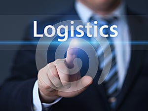 Logistics Management Freight Service Business Internet Technology Concept