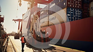logistics maritime ship cargo