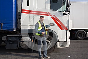 Logistics - proud driver