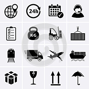 Logistics and Shipping icon