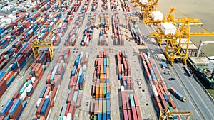 Logistics and transportation of container cargo