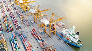 Logistics and transportation of container cargo