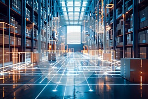 Logistics and Warehouse automation through use of modern digital technology