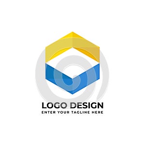Creative abstract logo vector image for business
