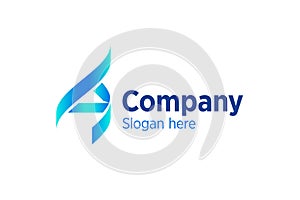 Vector Logotype branding marketing template