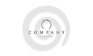 Eclipse Sun vector logo image