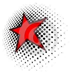 Logo 3D red star