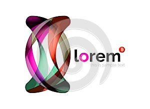 Logo, abstract geometric icon