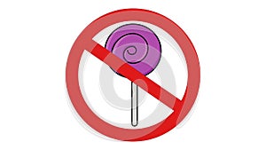logo animation is prohibited from eating lollipops