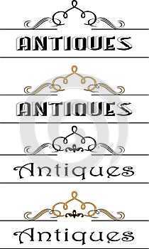 Logo - Antiques 04 photo