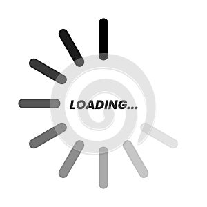 Loading Screen Icon Vector in EPS 10