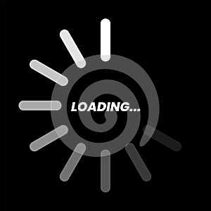 Loading Screen Icon Vector in EPS 10