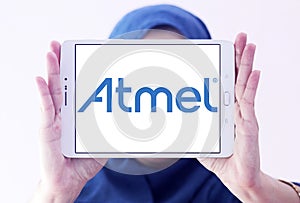 Atmel semiconductors company logo