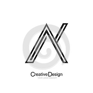 Logo AY Letter Design with Fonts and Creative Letters.