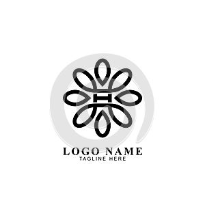 LOGO BEAUTIFUL FLOWER