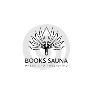 logo book sauna for representation relaxation with logo book sauna for representation relaxation with press and publishing