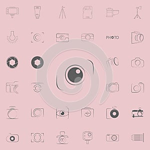 logo camera icon. Photo icons universal set for web and mobile