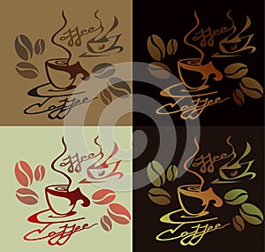 Logo coffee mug with grains