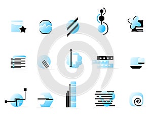 Logo collection-blue