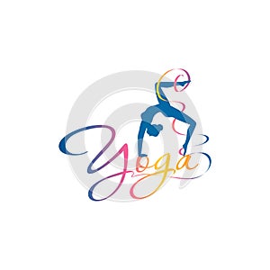 Logo for a company that teaches yoga