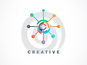 Logo - creative, technology, tech icon and symbol