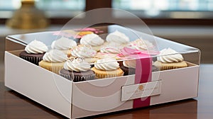 logo cupcakes box