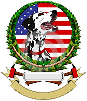 Logo with Dalmatians